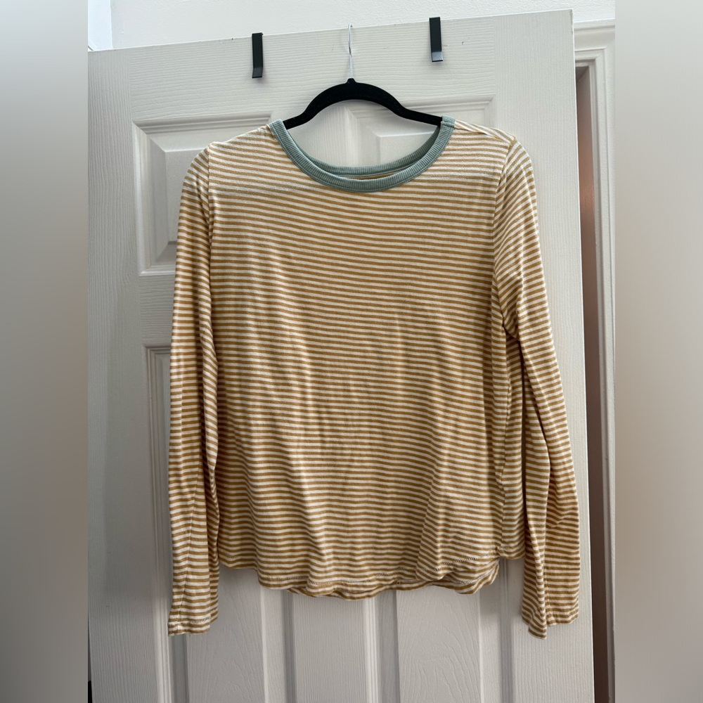 Madewell striped long sleeve shirt